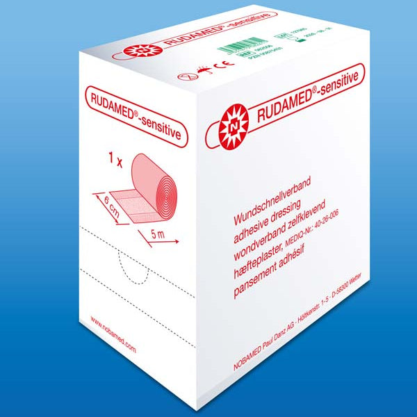RUDAMED sensitive Wundschnellverband 6 cmx5 m