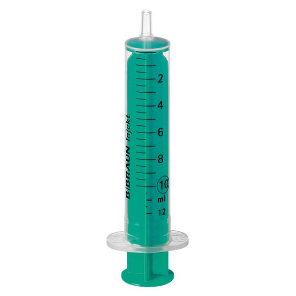 INJEKT Solo Spritze 10 ml Luer exzentrisch PVC-fr. - 100 Stück