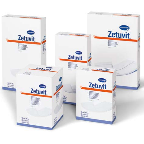 ZETUVIT Saugkompressen steril 10x10 cm - 25 Stück
