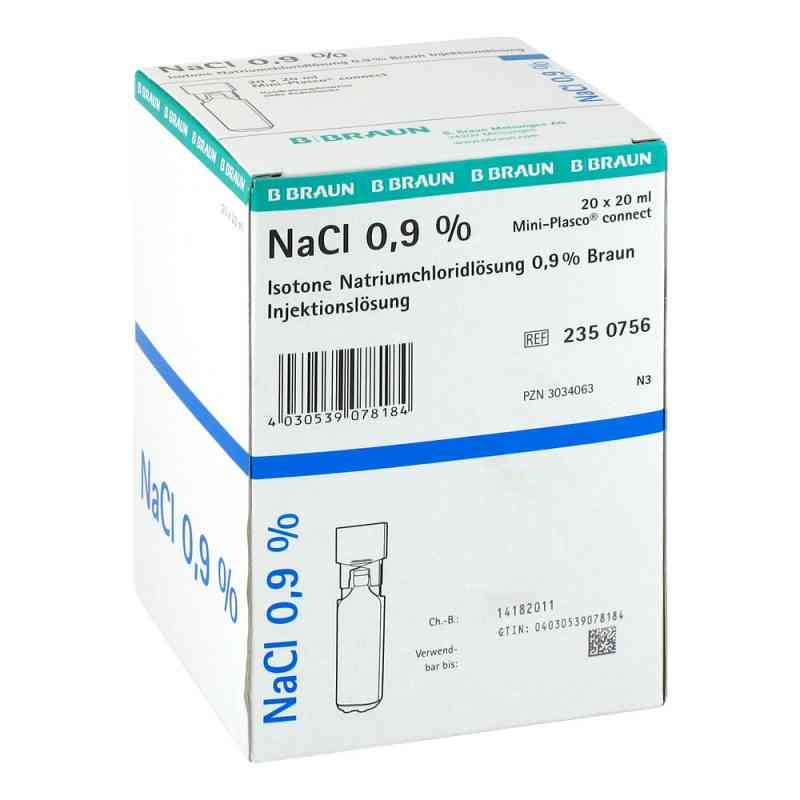 KOCHSALZLÖSUNG 0.9% Miniplasco connect 20ml - 20 Stück