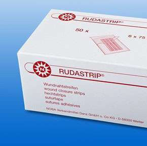 RUDASTRIP Set 6x38 mm Wundnahtstreifen 6er - 50 Stück