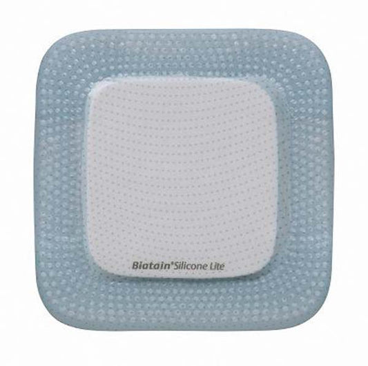 BIATAIN Silicone Lite Schaumverband 7.5x7.5 cm - 10 Stück