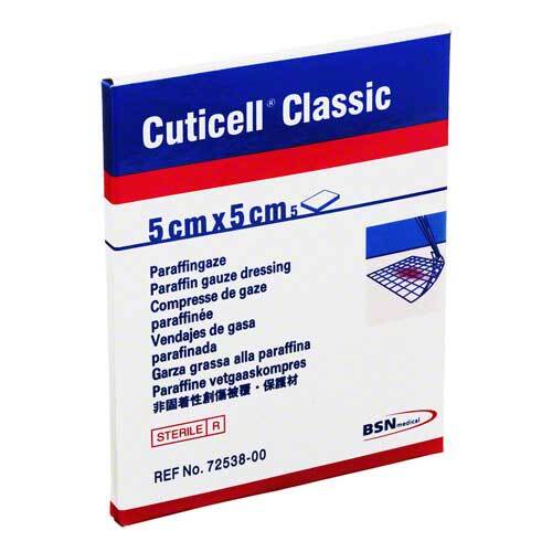 CUTICELL Classic Wundgaze 5x5 cm - 5 Stück