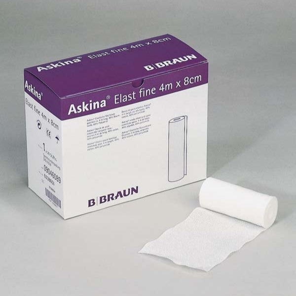 ASKINA Elast Fine Binde 10 cmx4 m lose - 50 Stück