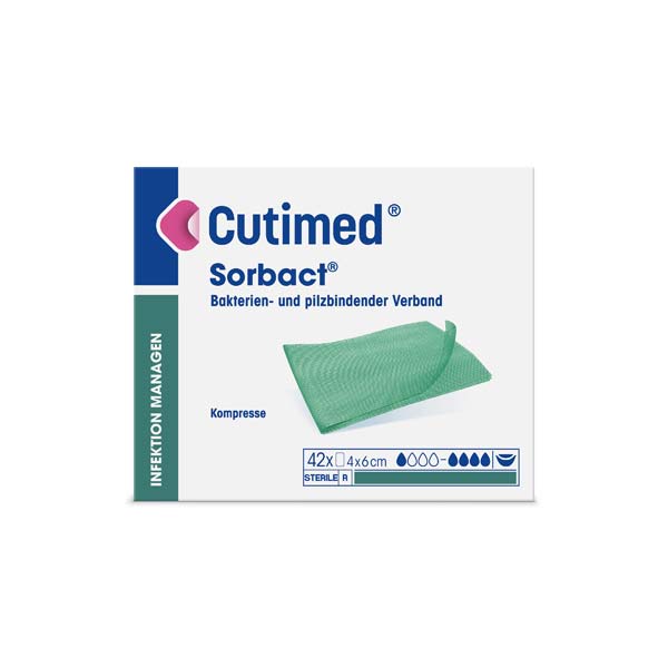 CUTIMED SORBACT KOMPR 4X6 - 42 Stück