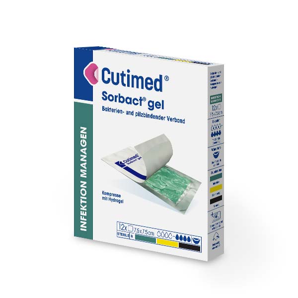 CUTIMED SORBACT GEL7.5X7.5 - 12 Stück