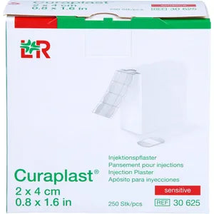 CURAPLAST Inj.-Pflaster sensitiv 2x4 cm - 250 Stück
