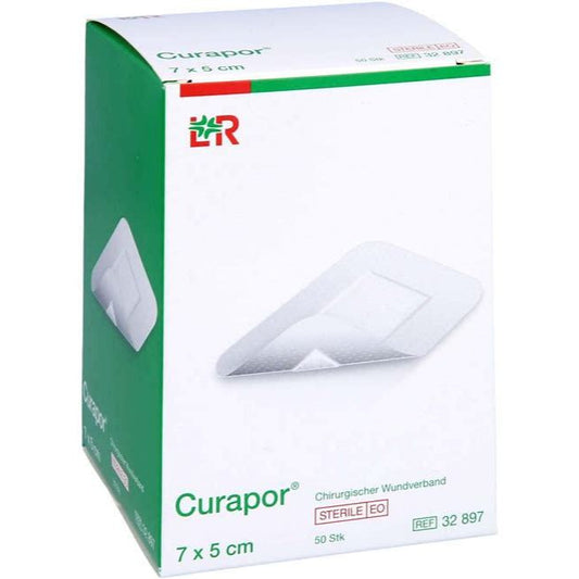 CURAPOR Wunderverband steril chirurgisch 5x7 cm - 50 Stück