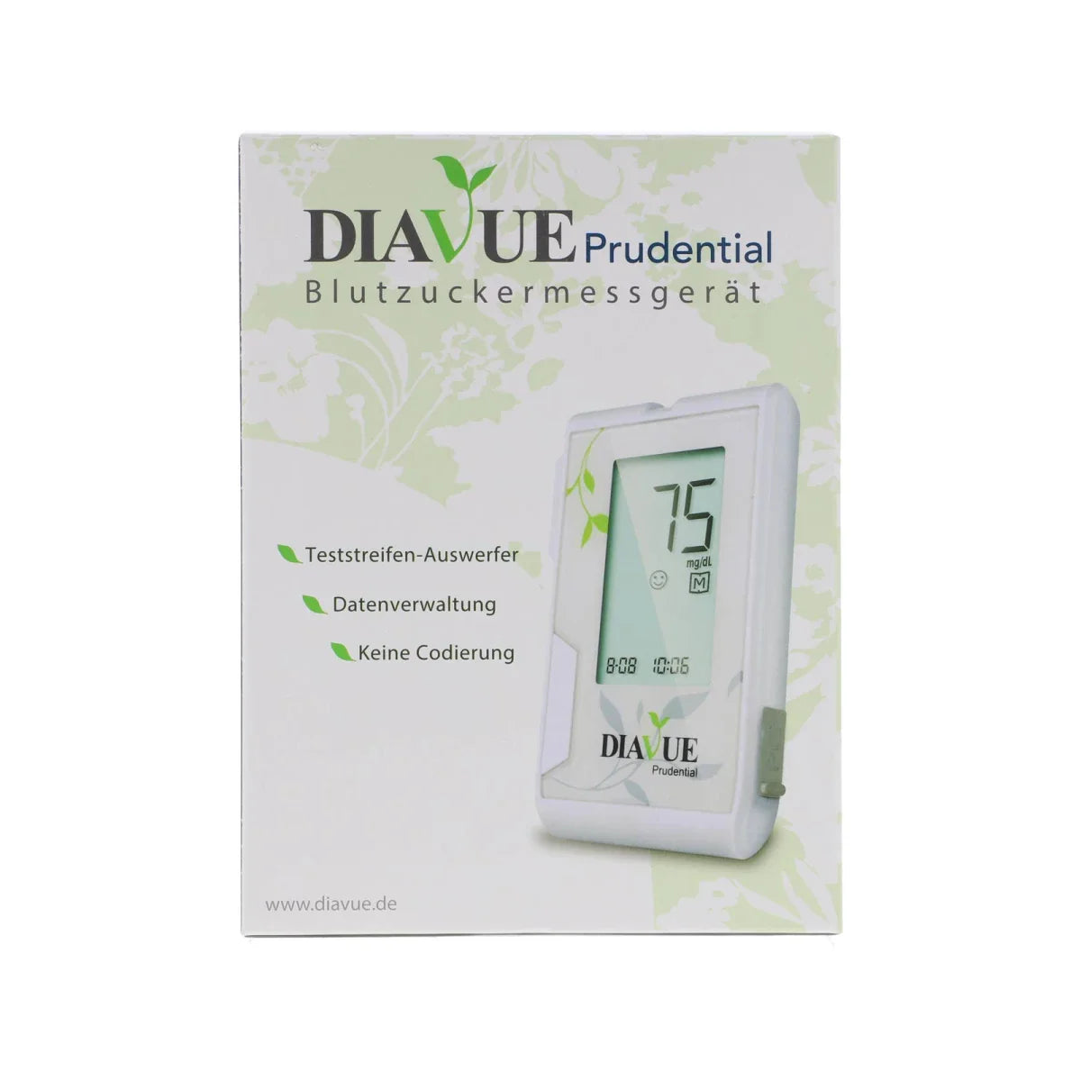 DIAVUE Prudential Blutzuckermessgerät mg/dl