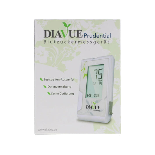 DIAVUE Prudential Blutzuckermessgerät mg/dl