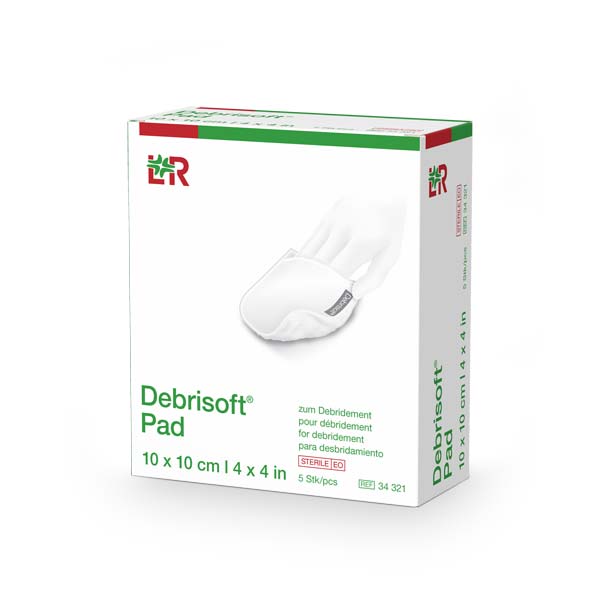 DEBRISOFT PAD 10X10CM STER - 5 Stück