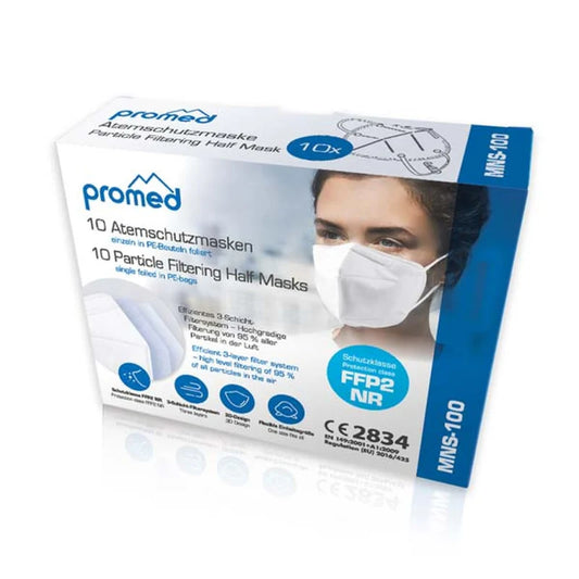 PROMED Atemschutzmaske MNS-100 weiß - 10 Stück