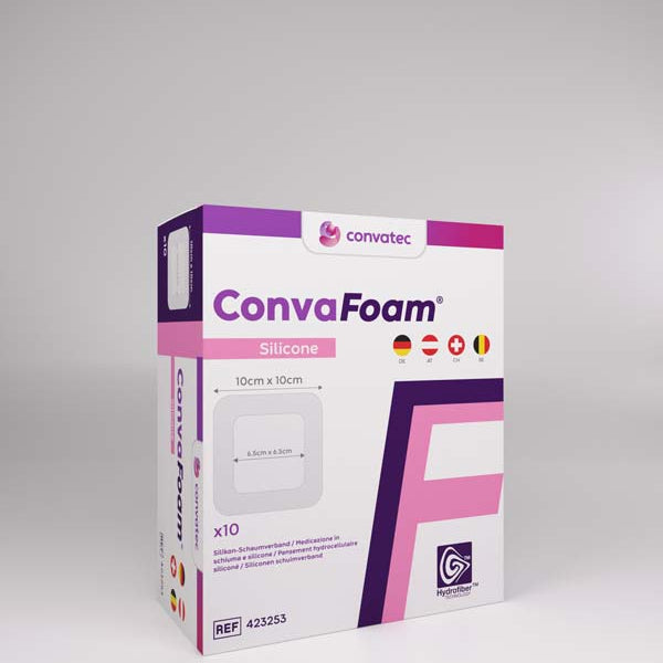 CONVAFOAM SILICONE 10X10CM - 10 Stück
