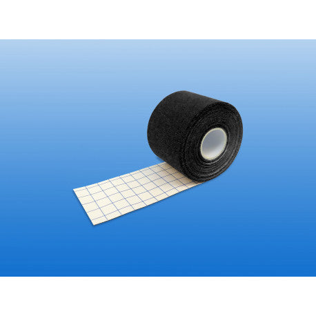 RUDAKITAPE 5 cmx5 m elast.Kinesiotape schwarz