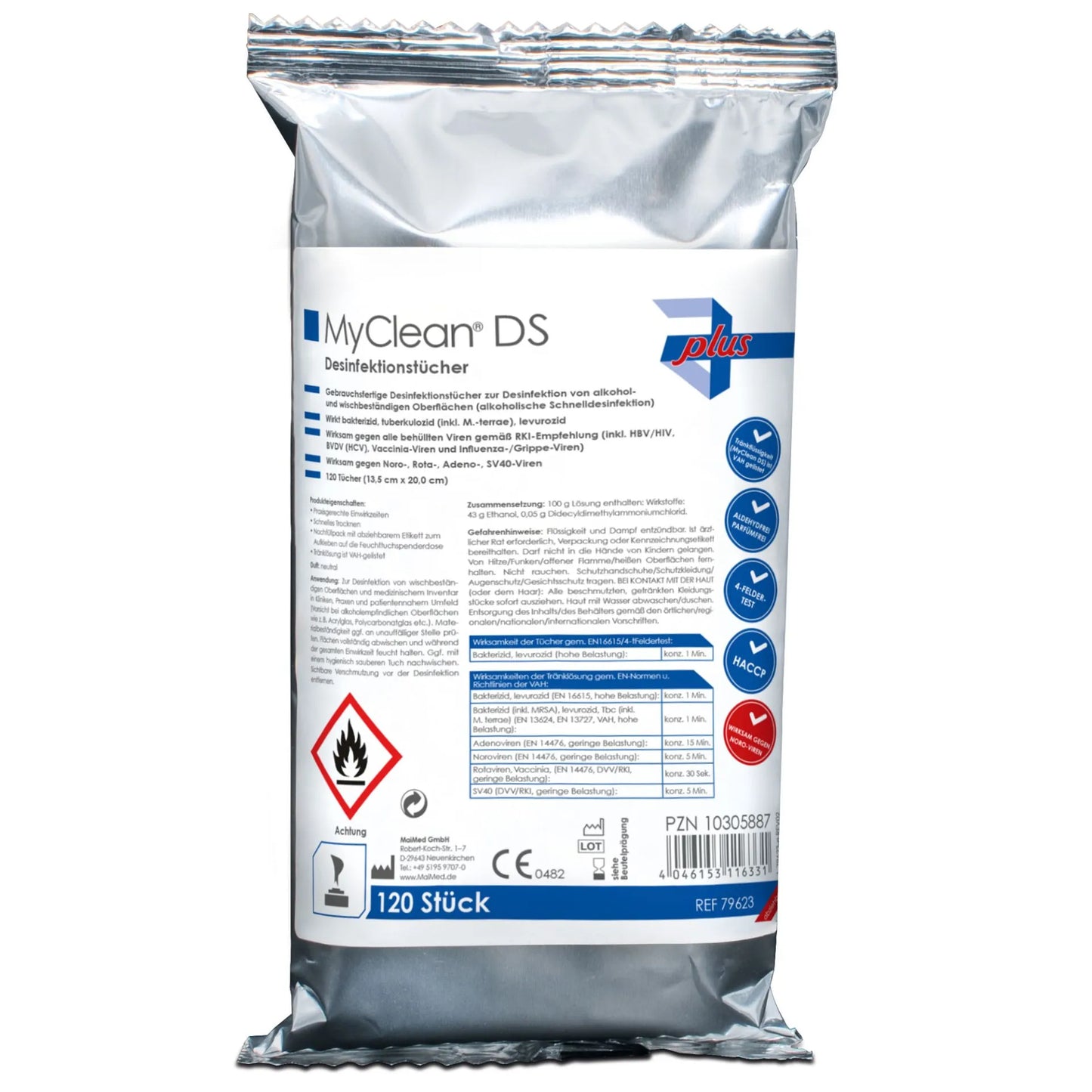 MAIMED MyClean DS ViruComplete Tü.Refill getr.neut - 120 Stück