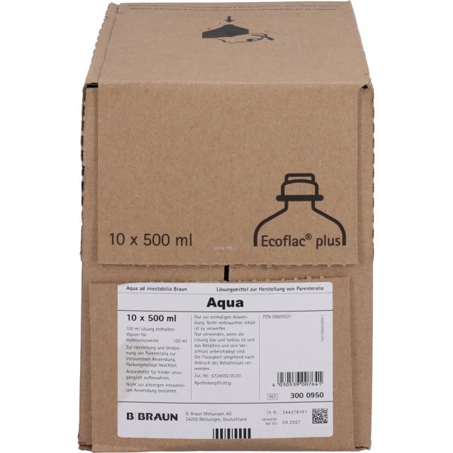 AQUA AD INJECT ECOFLAC PLU - 10X500ml