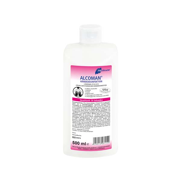 ALCOMAN Händedesinfektion Lösung - 500ml