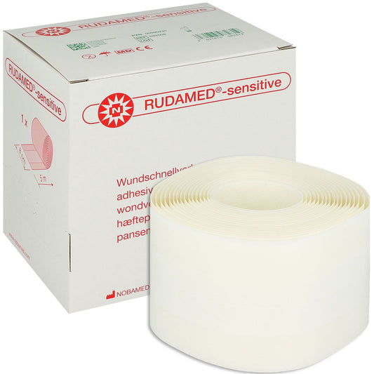 RUDAMED sensitive Wundschnellverband 8cm x 5m