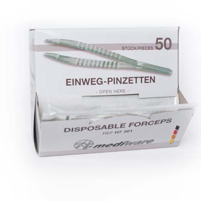 PINZETTE EINMAL STERIL - 50 Stück