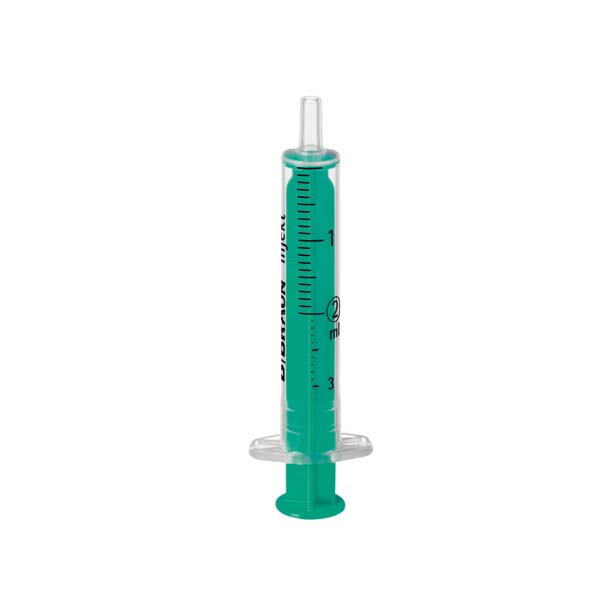 INJEKT Solo Spritze 2 ml Luer zentrisch PVC-frei - 100 Stück