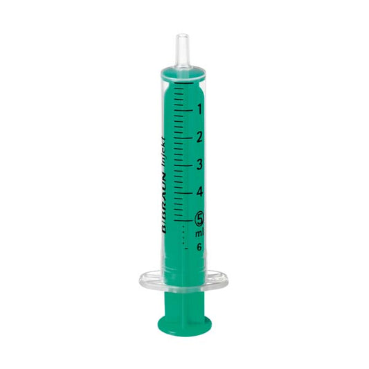 INJEKT Solo Spritze 5 ml Luer exzentrisch PVC-frei - 100 Stück