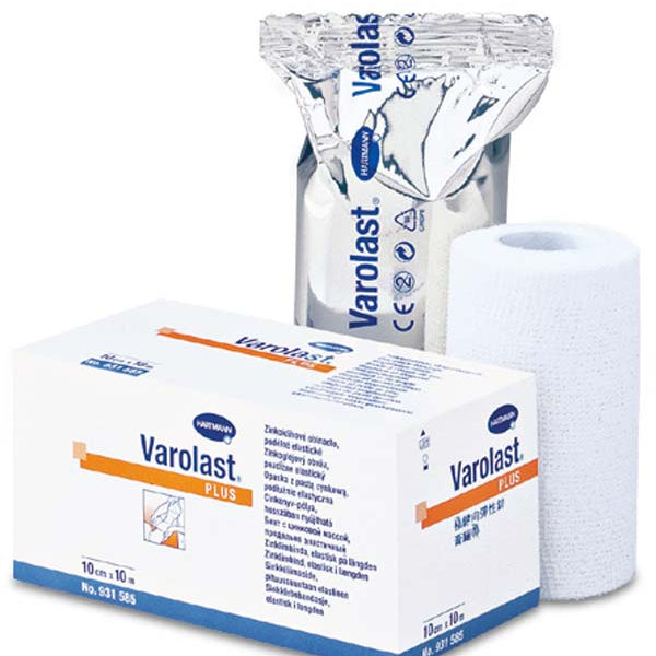 VAROLAST Plus Zinkleimbinde 10 cmx10 m - 20 Stück