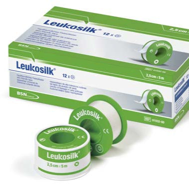 LEUKOSILK 2.5 cmx5 m - 12 Stück