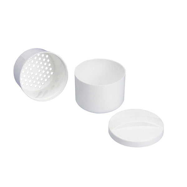 ZAHNPROTHESENDOSE Kunststoff m.Sieb