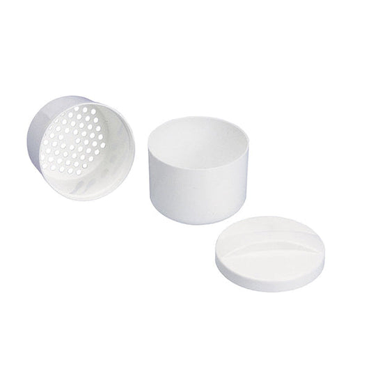 ZAHNPROTHESENDOSE Kunststoff m.Sieb