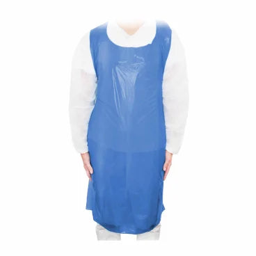 MAIMED Apron PE Schürze heavy 55 µm 75x128 cm blau - 50 Stück
