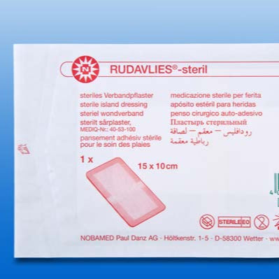 RUDAVLIES-steril Verbandpflaster 10x15 cm - 50 Stück