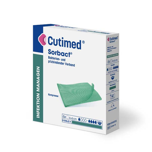 CUTIMED SORBACT KOMPR 4X6 - 6 Stück