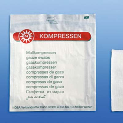 MULLKOMPRESSEN 10x10 cm steril 8fach - 25x5 Stück