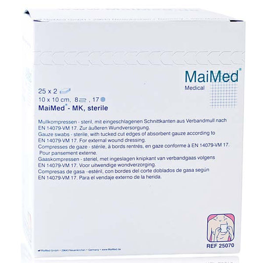 MULLKOMPR STER 10X10 8F - 25X2 Stück