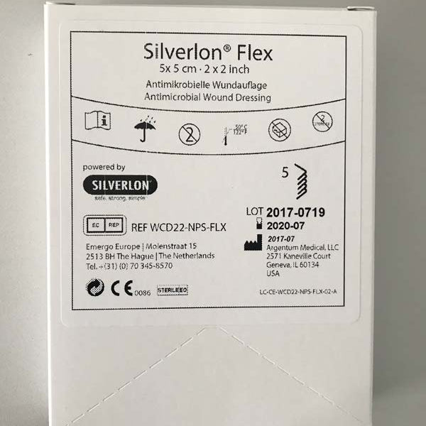 SILVERLON FLEX 5X5CM - 5 Stück