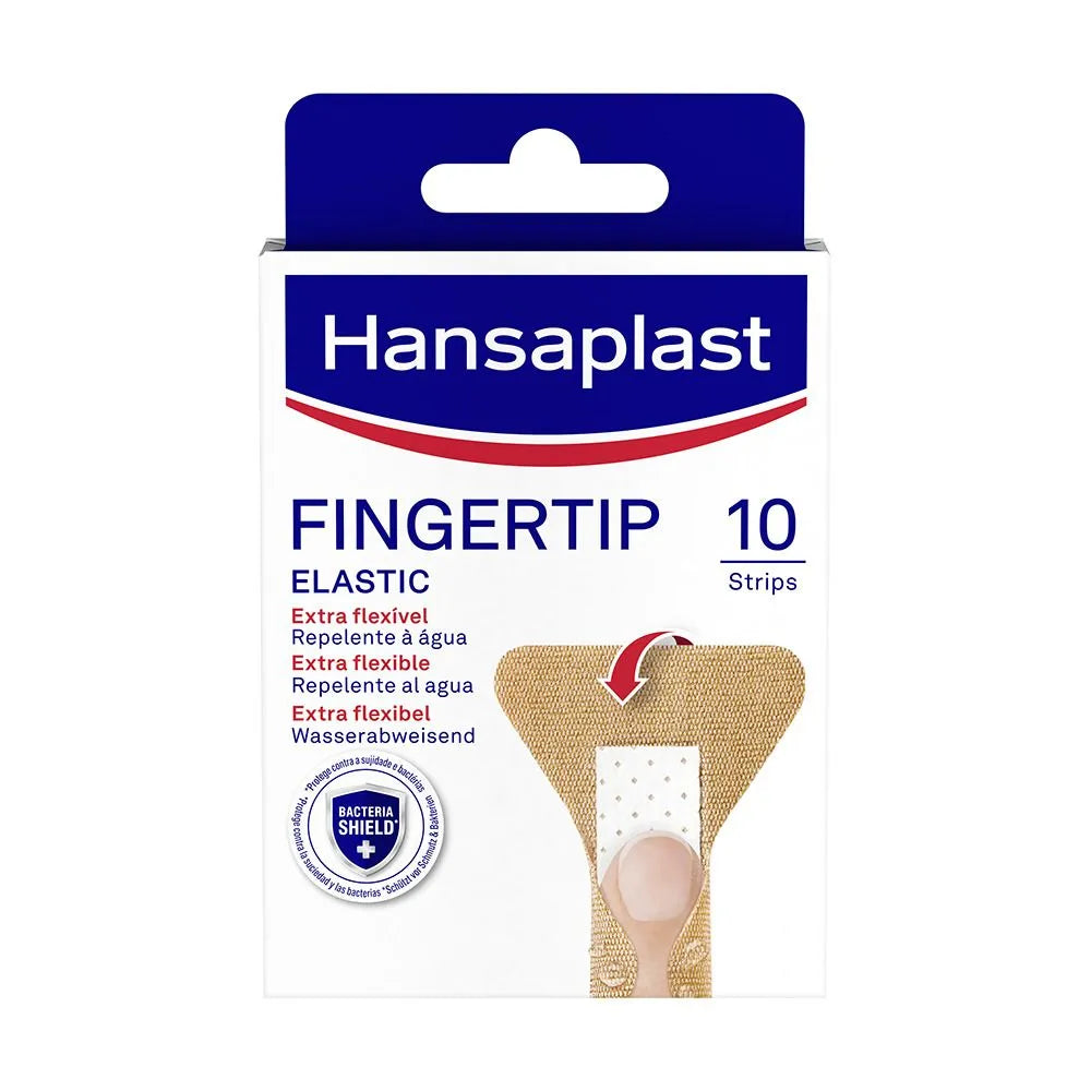 HANSAPLAST Elastic Fingerkuppen Pflasterstrips - 10 Stück