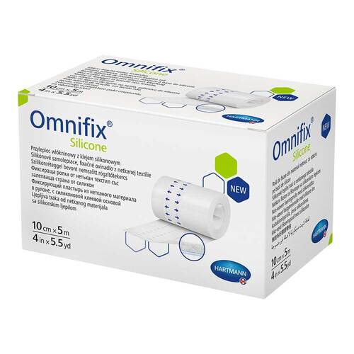 OMNIFIX silicone Fixiervlies 10 cmx5 m