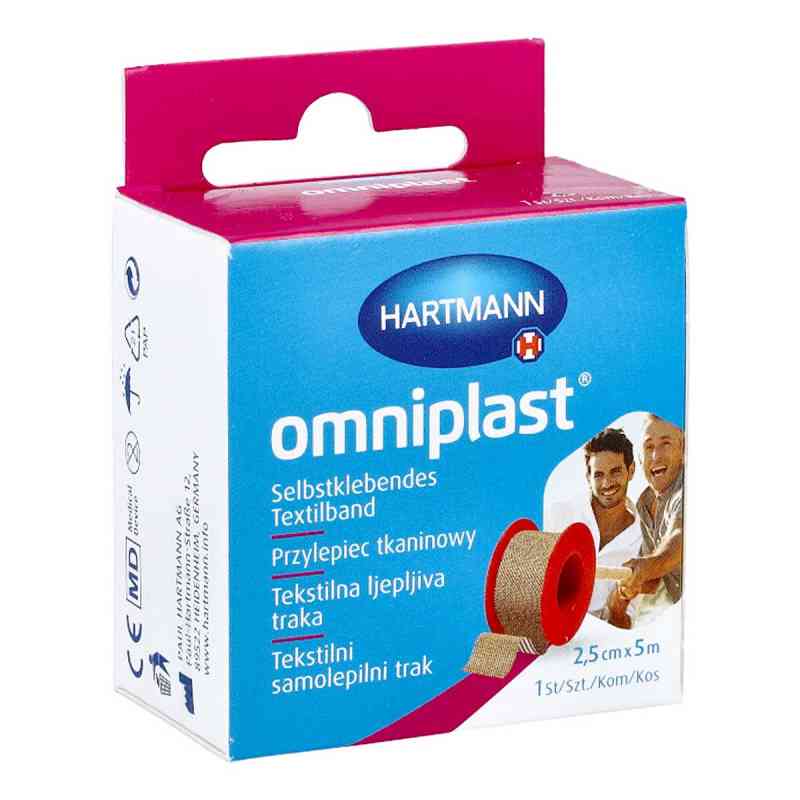 OMNIPLAST Fixierpflaster Textilgew.2.5 cmx5 m OTC