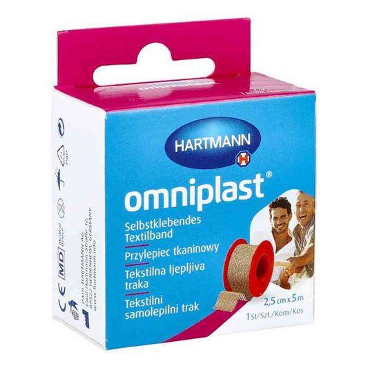 OMNIPLAST Fixierpflaster Textilgew.2.5 cmx5 m OTC