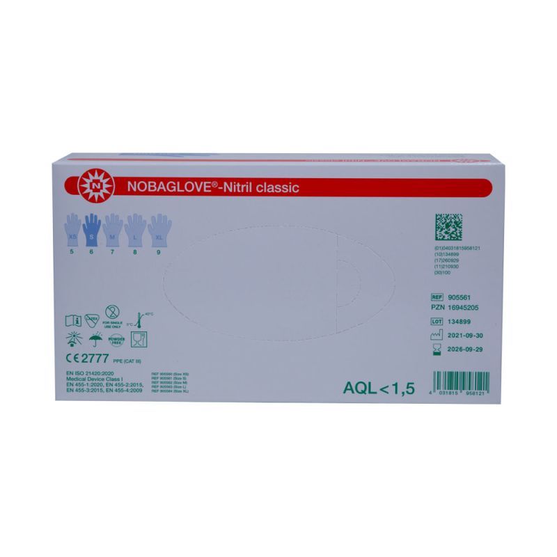 NOBAGLOVE NITRIL CLASS M - 100 Stück