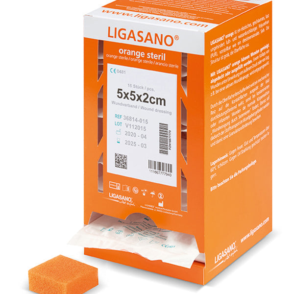 LIGASANO ORANGE S 5X5X2CM - 15 Stück