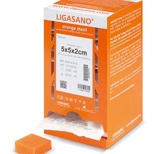 LIGASANO ORANGE S 5X5X2CM - 15 Stück