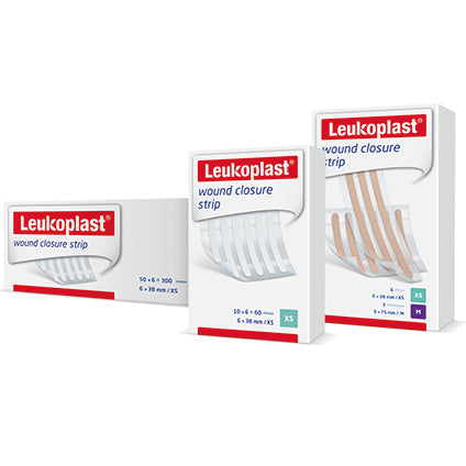 LEUKOPLAST wound closure strip 12x100 mm weiß - 300 Stück