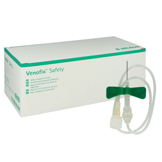 VENOFIX Safety Venenpunkt.21 G 0.8x19mm 30cm grün