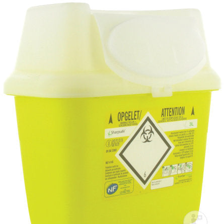 SHARPSAFE Abwurfbehälter 3 l green