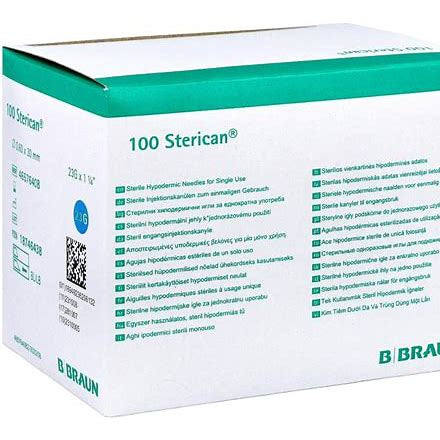 STERICAN Einmalkanüle 23 G 30 mm - 100 Stück