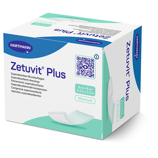 ZETUVIT PLUS 6X6CM - 10 Stück