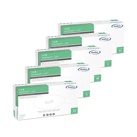 MAIMED soft Unt.Handsch. Latex unsteril Gr.M - 100 Stück