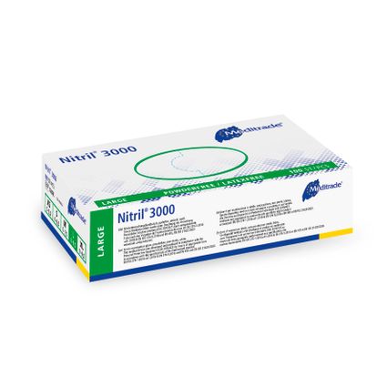 NITRIL 3000 L Unt.Handschuhe unsteril - 100 Stück